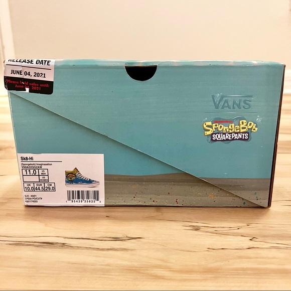 Vans X SpongeBob Sk8-Hi Shoes - Picture 10 of 10